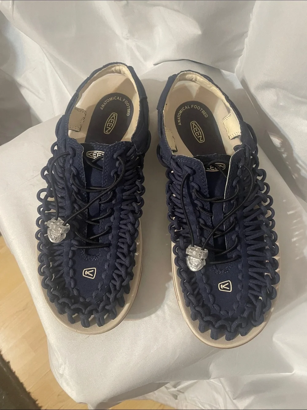 Keen Men's Navy Woven Rope Sandals